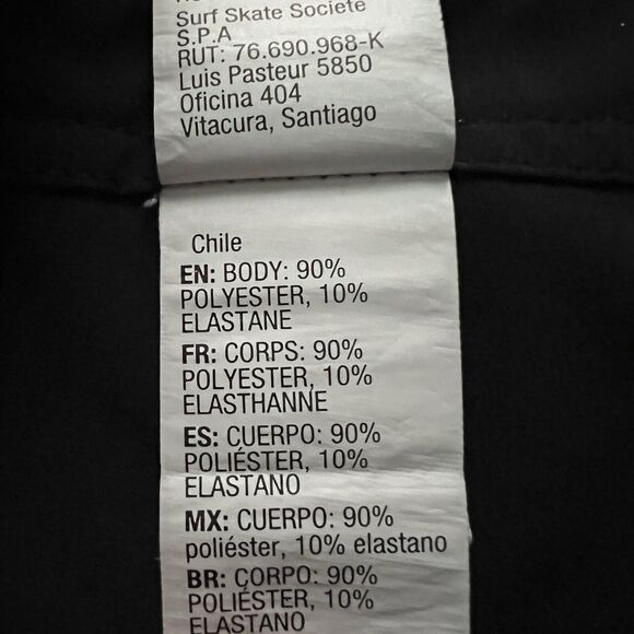 ROXY Women Solid Black Stretch Poly Blend 2.5” Tie Beach Swim Board Shorts M - Picture 7 of 9